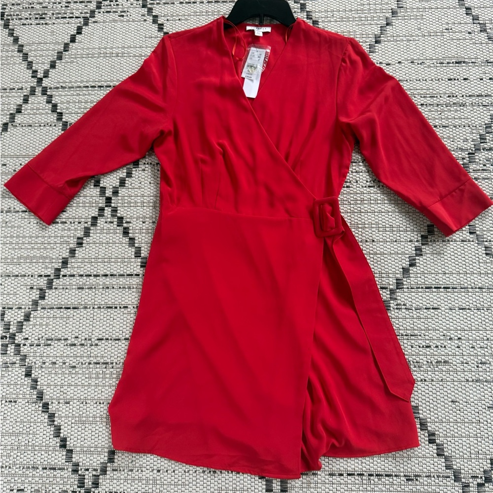 Topshop Vibrant Red Dress